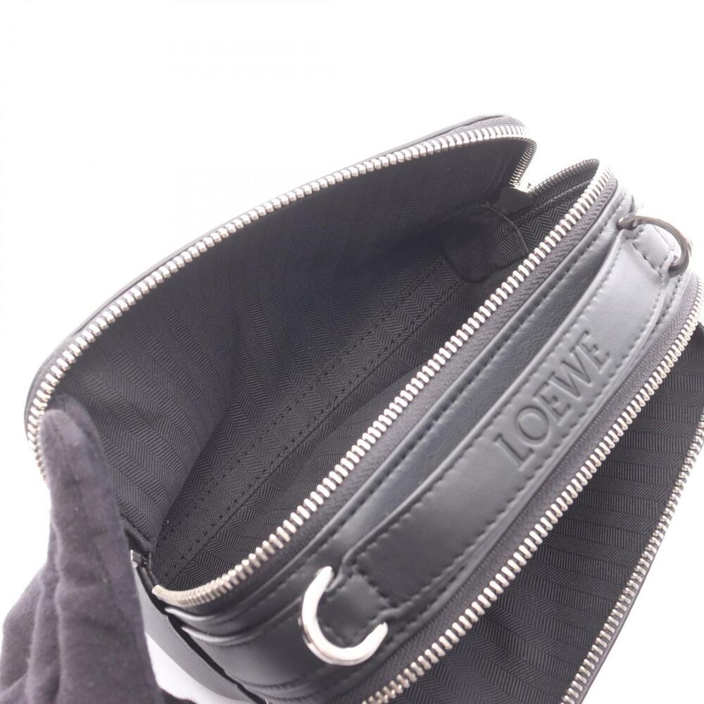 Loewe Crossbody Camera Handbag Bag Black Leather